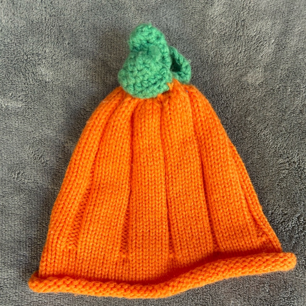 Pumpkin Knit Hat